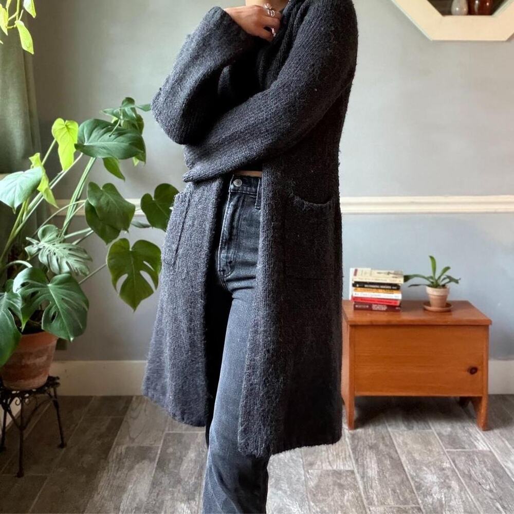Vintage J.Crew Alpaca Blend Long Cardigan Duster